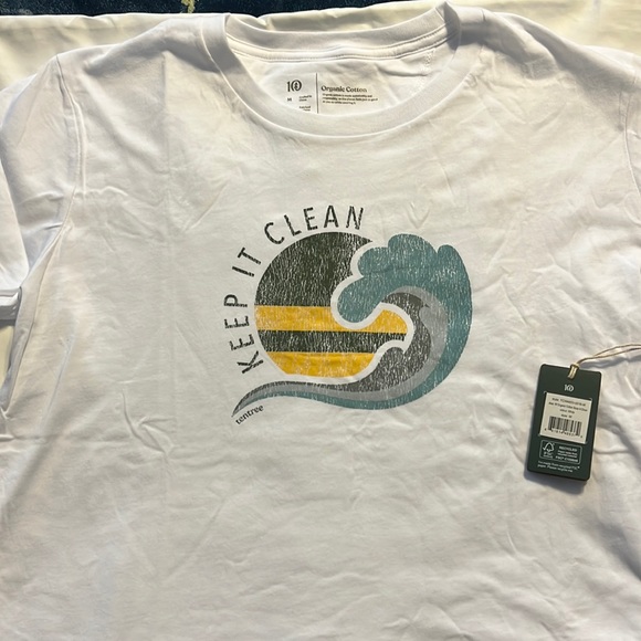 Tentree NWT W organic cotton keep it clean tshirt - Picture 2 of 5